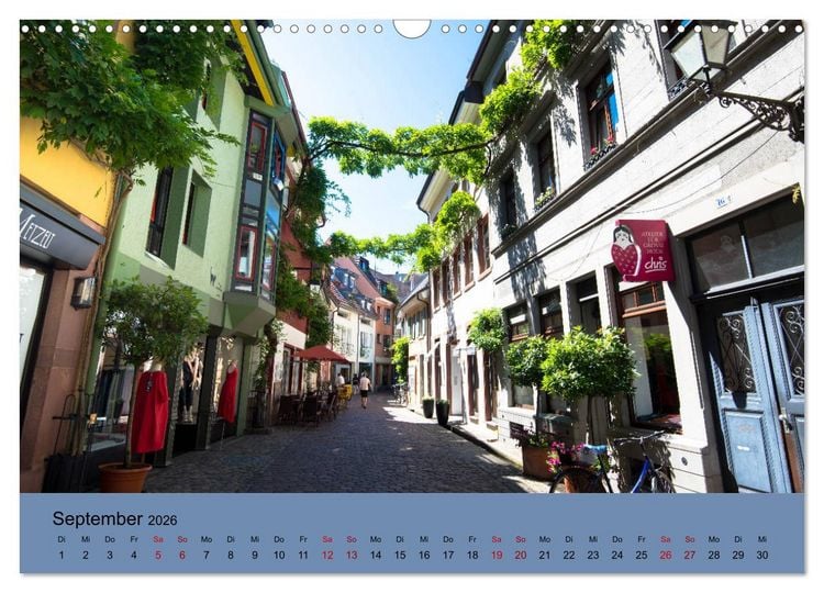 Produktbild: Wundervolles Freiburg (Wandkalender 2026 DIN A3 quer), CALVENDO Monatskalender