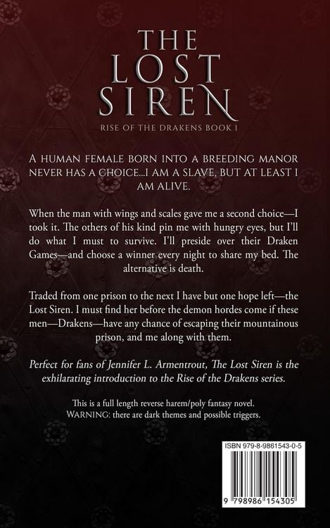 Produktbild: The Lost Siren, Rise of the Drakens Book 1