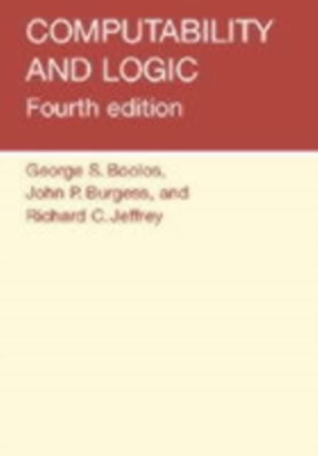Produktbild: Computability and Logic