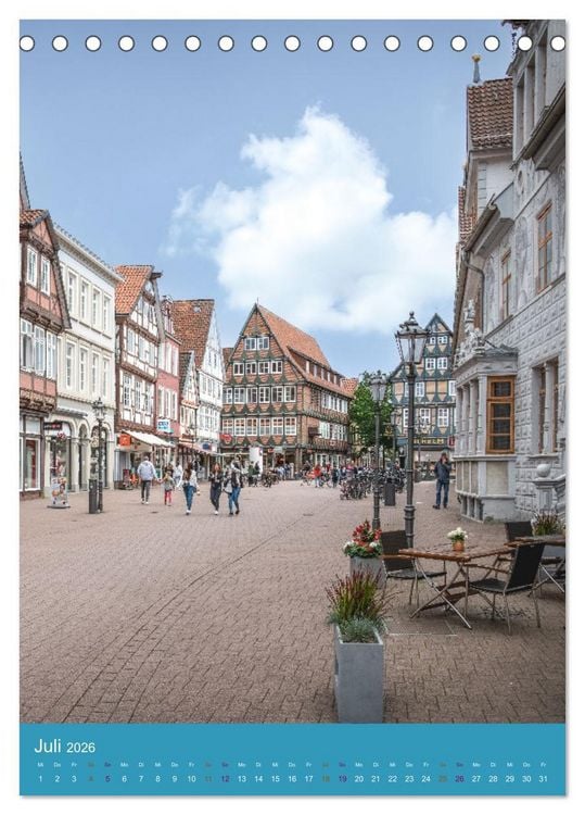 Produktbild: Celle in Niedersachsen (Tischkalender 2026 DIN A5 hoch), CALVENDO Monatskalender