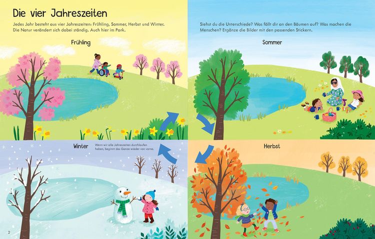 Produktbild: Mein erstes Stickerbuch: Das Wetter rund ums Jahr
