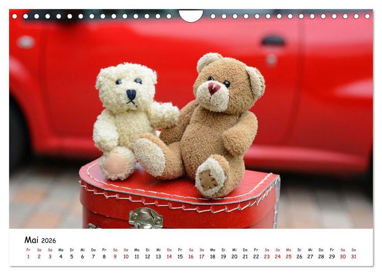 Produktbild: Allerliebste Teddyb&auml;ren (Wandkalender 2026 DIN A4 quer), CALVENDO Monatskalender