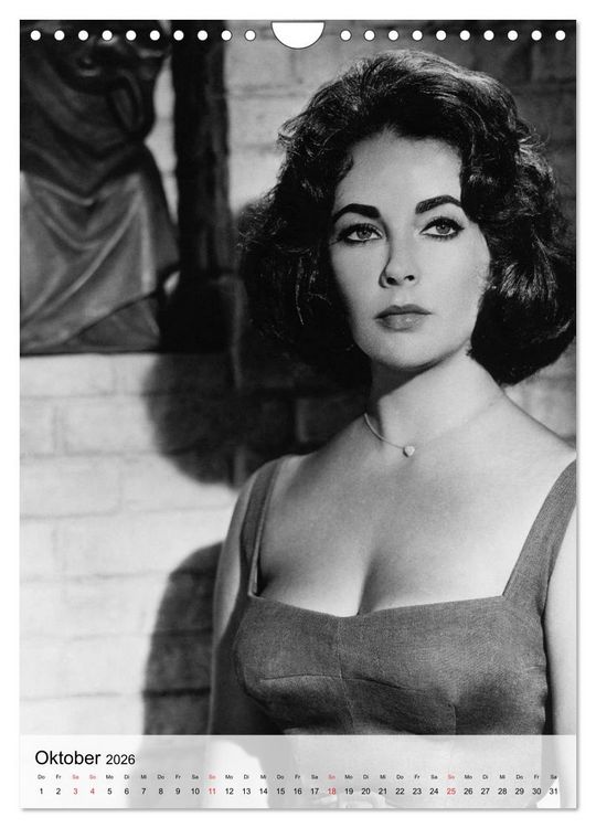 Produktbild: Elizabeth Taylor (Wandkalender 2026 DIN A4 hoch), CALVENDO Monatskalender