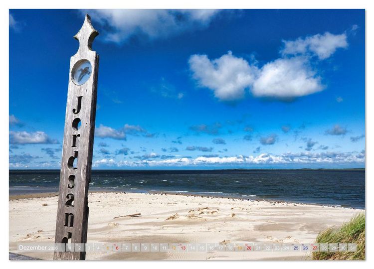 Produktbild: Amrum Gl&uuml;cksort (Wandkalender 2026 DIN A3 quer), CALVENDO Monatskalender