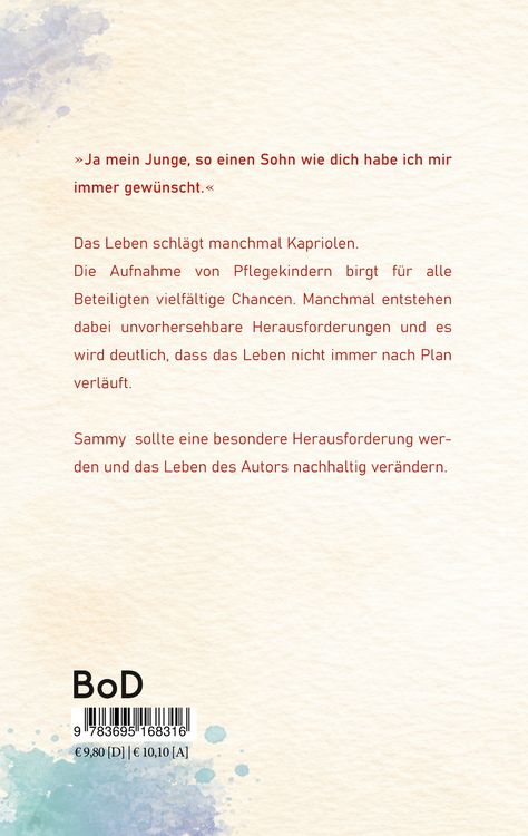 Produktbild: Wie Sammy mein Leben ver&auml;nderte