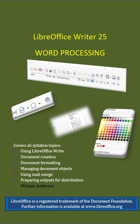 Produktbild: LibreOffice Writer 25 Word Processing (LibreOffice Guides, #1)