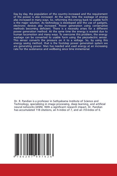 Produktbild: Footstep Power Generation System Using Microcontroller