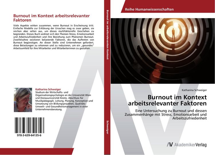 Produktbild: Burnout im Kontext arbeitsrelevanter Faktoren