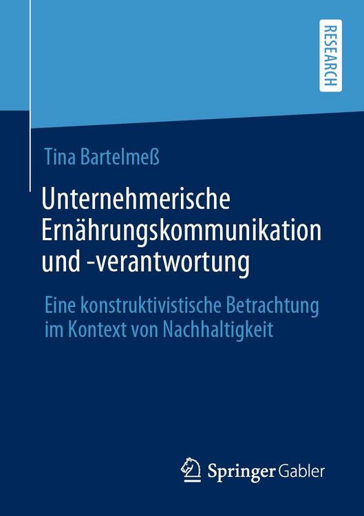 Produktbild: Unternehmerische Ern&auml;hrungskommunikation und -verantwortung