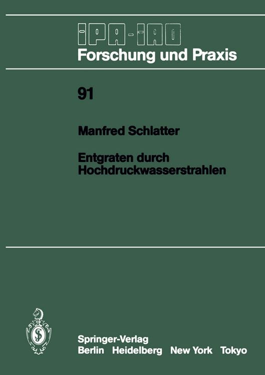 Produktbild: Entgraten durch Hochdruckwasserstrahlen