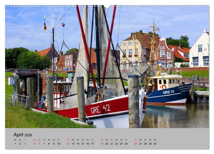 Produktbild: Ostfriesland an der Nordseek&uuml;ste (hochwertiger Premium Wandkalender 2026 DIN A2 quer), Kunstdruck in Hochglanz