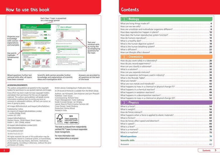 Produktbild: KS3 Science Year 7: Organise and retrieve your knowledge