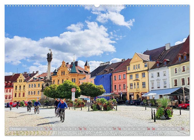Produktbild: Loket - Das b&ouml;hmische Rothenburg (Wandkalender 2026 DIN A2 quer), CALVENDO Monatskalender