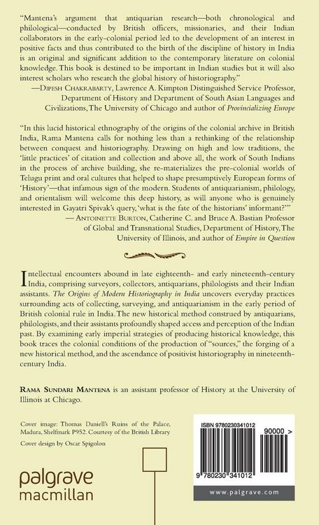 Produktbild: The Origins of Modern Historiography in India