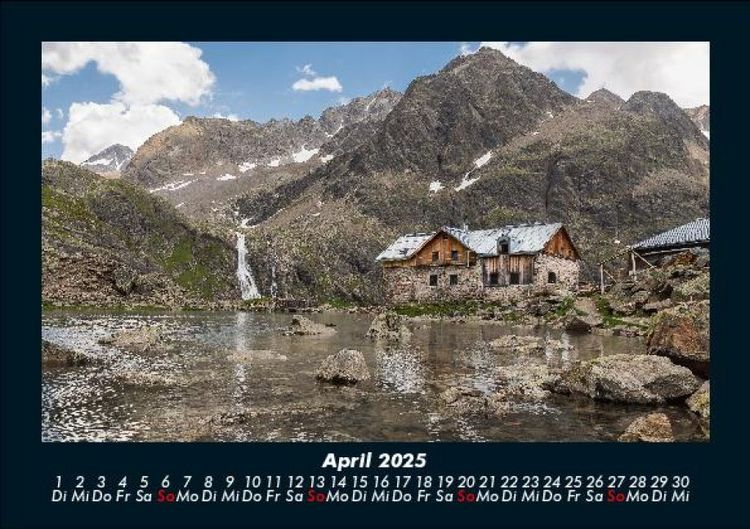 Produktbild: Bergige Welten 2025 Fotokalender DIN A5