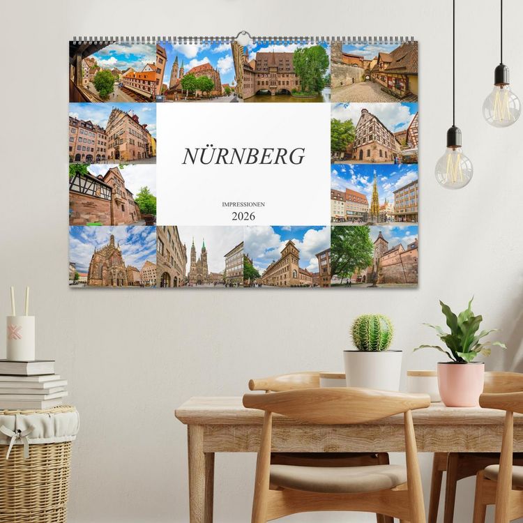 Produktbild: N&uuml;rnberg Impressionen (Wandkalender 2026 DIN A2 quer), CALVENDO Monatskalender