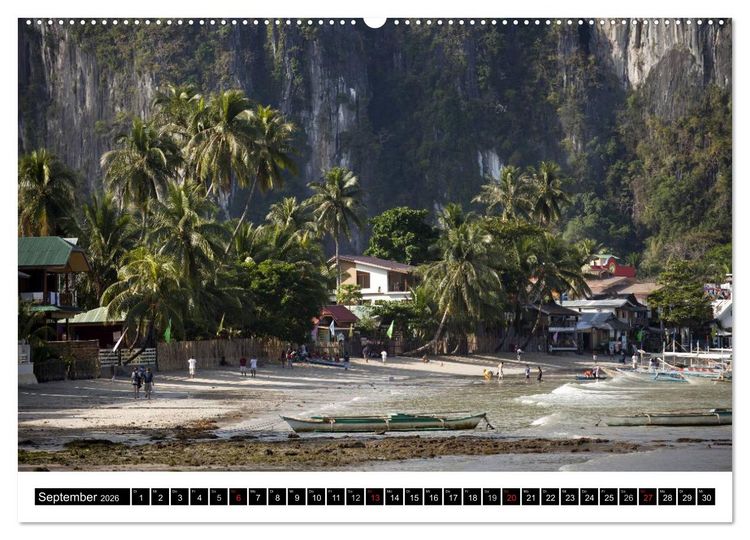 Produktbild: Palawan (Wandkalender 2026 DIN A2 quer), CALVENDO Monatskalender