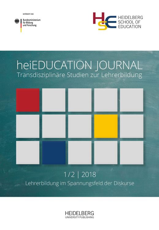 Produktbild: heiEDUCATION JOURNAL / Lehrerbildung im Spannungsfeld der Diskurse