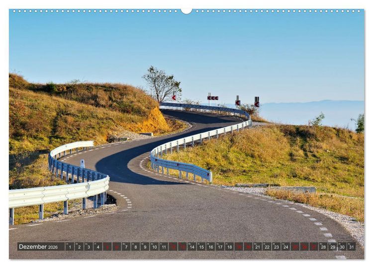 Produktbild: TransApuseni - Sch&ouml;nste Panoramastra&szlig;e in Siebenb&uuml;rgen (Wandkalender 2026 DIN A2 quer), CALVENDO Monatskalender
