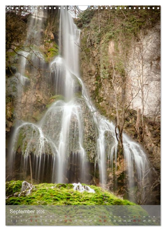 Produktbild: Bad Urach Wasserf&auml;lle (Wandkalender 2026 DIN A3 hoch), CALVENDO Monatskalender