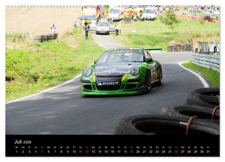 Produktbild: Bergrennen und Rallye im Porsche (hochwertiger Premium Wandkalender 2026 DIN A2 quer), Kunstdruck in Hochglanz