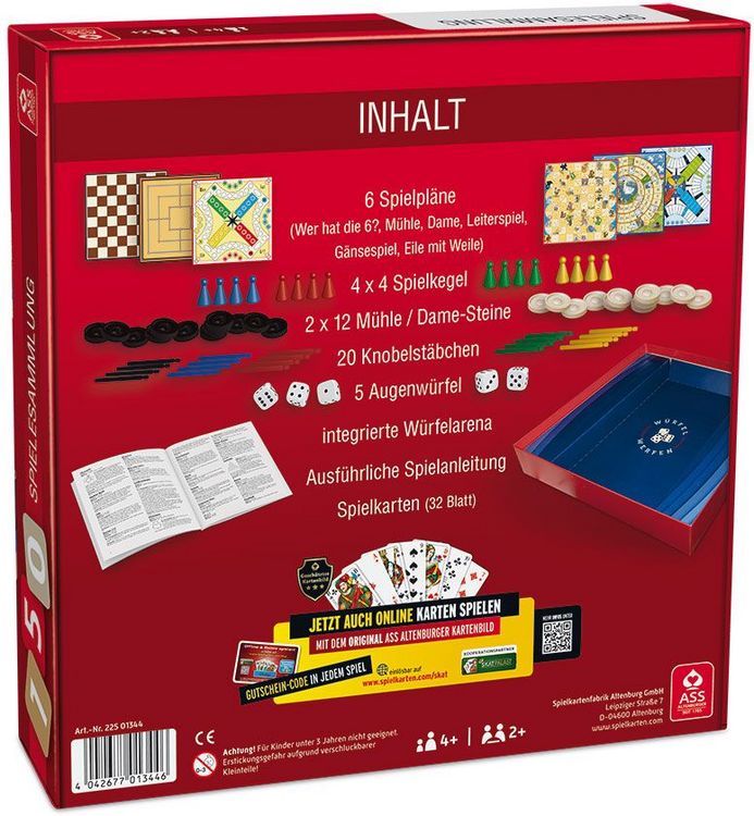 Produktbild: Spielesammlung 150 Spielm&ouml;glichkeiten
