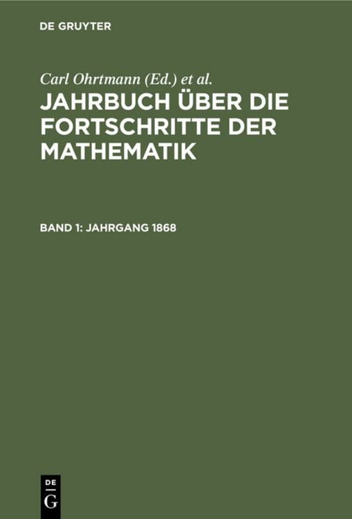 Produktbild: Jahrgang 1868