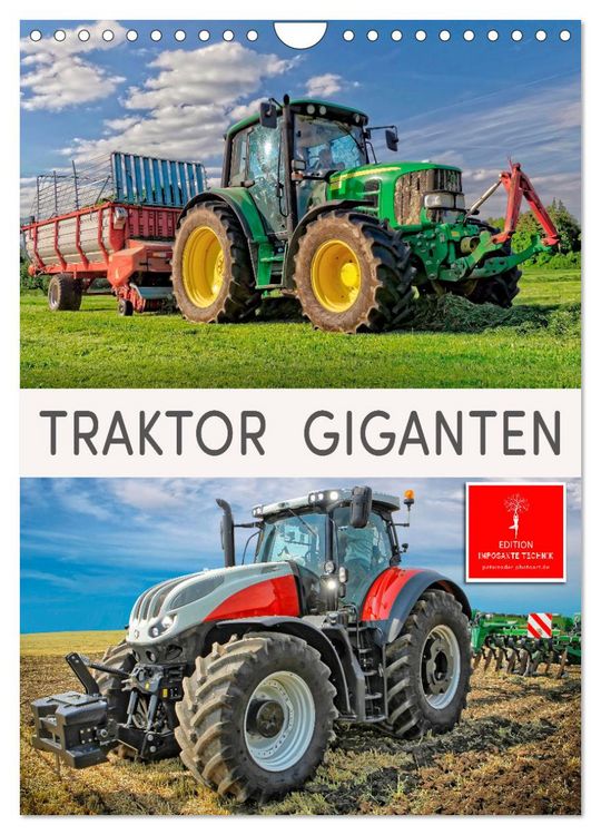 Produktbild: Traktor Giganten (Wandkalender 2026 DIN A4 hoch), CALVENDO Monatskalender