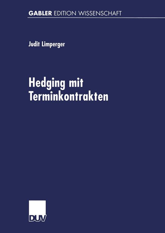 Produktbild: Hedging mit Terminkontrakten