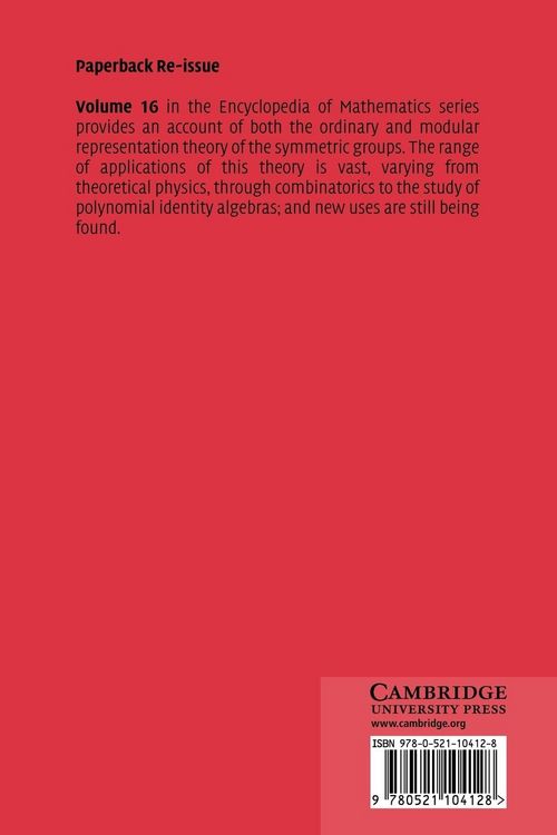 Produktbild: The Representation Theory of the Symmetric Group