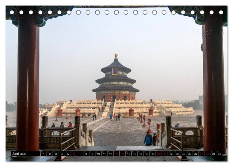 Produktbild: Peking - China (Tischkalender 2026 DIN A5 quer), CALVENDO Monatskalender