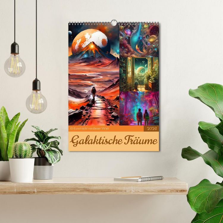 Produktbild: Galaktische Tr&auml;ume (Wandkalender 2026 DIN A3 hoch), CALVENDO Monatskalender
