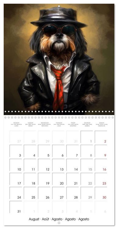Produktbild: Gangster Paws (Wall Calendar 2026 12 &times; 12 Inch) CALVENDO 12 Month Wall Calendar