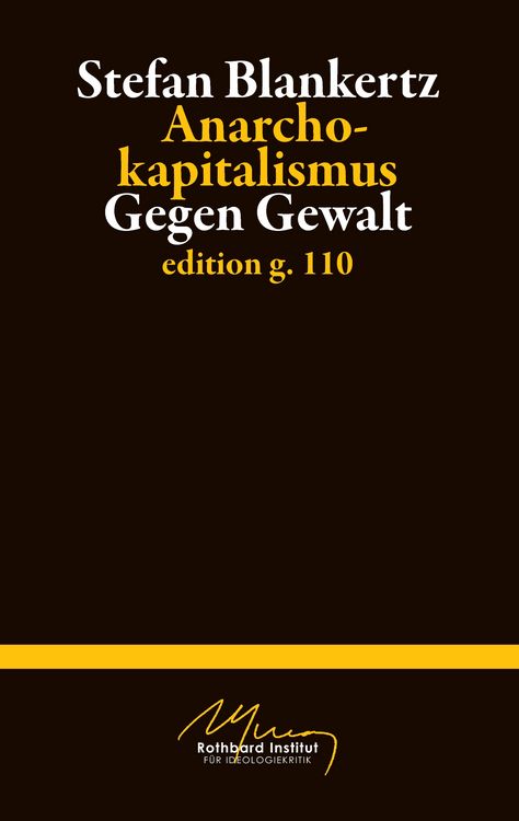 Produktbild: Anarchokapitalismus