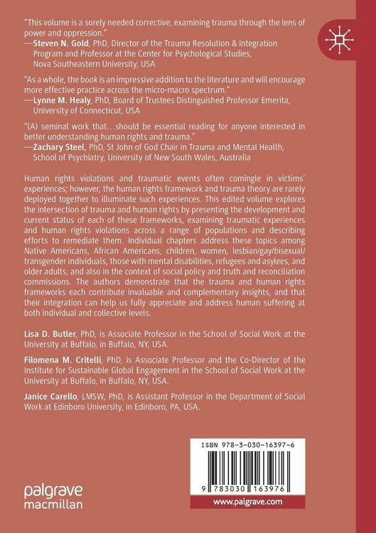 Produktbild: Trauma and Human Rights