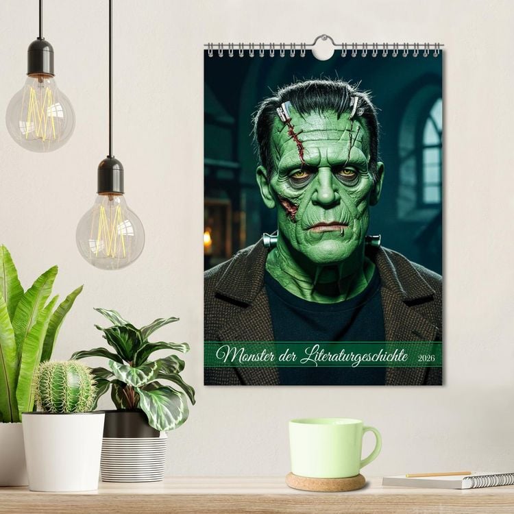 Produktbild: Monster der Literaturgeschichte (Wandkalender 2026 DIN A4 hoch), CALVENDO Monatskalender