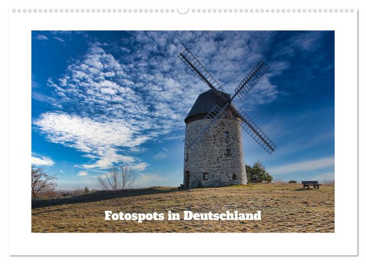 Produktbild: Fotospots in Deutschland (Wandkalender 2026 DIN A2 quer), CALVENDO Monatskalender