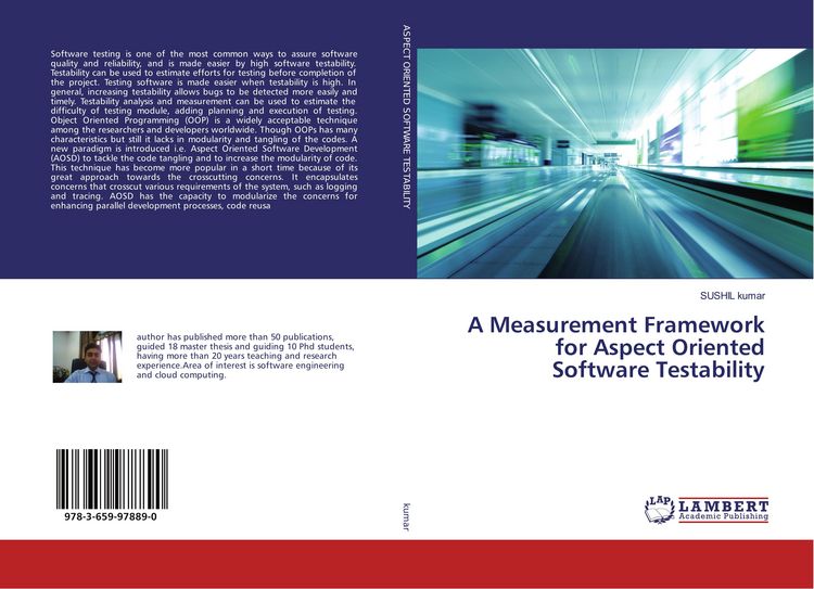 Produktbild: A Measurement Framework for Aspect Oriented Software Testability