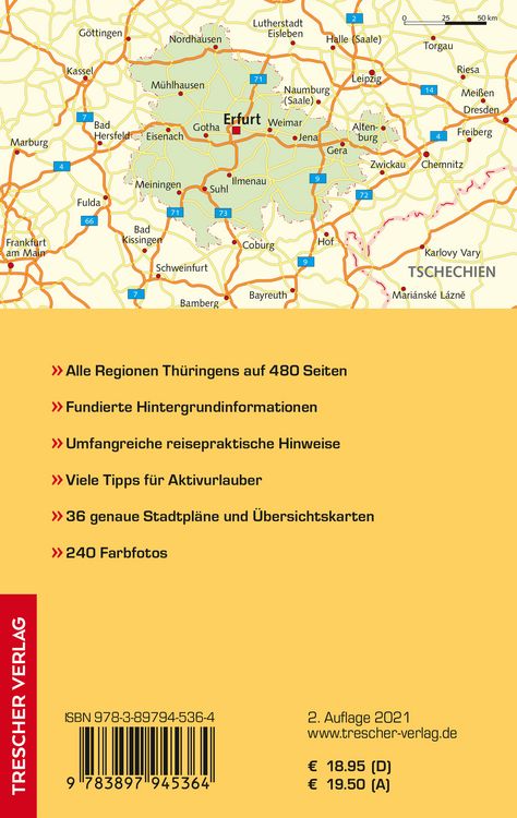 Produktbild: TRESCHER Reisef&uuml;hrer Th&uuml;ringen