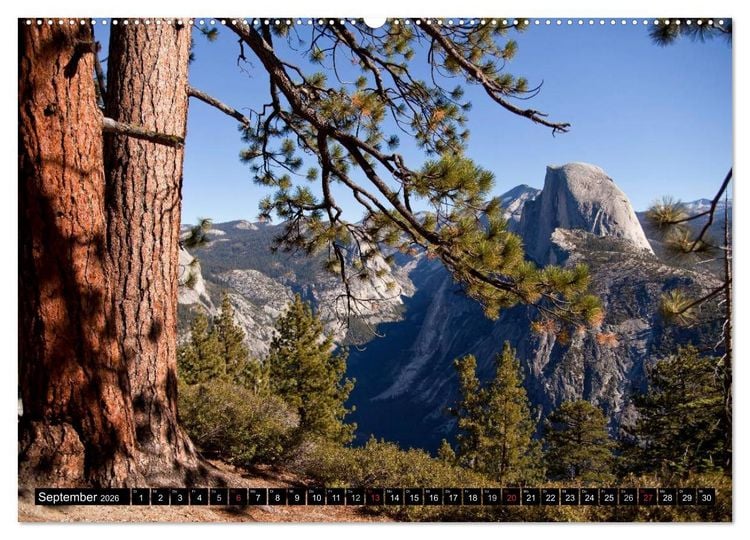 Produktbild: Yosemite - USA (hochwertiger Premium Wandkalender 2026 DIN A2 quer), Kunstdruck in Hochglanz