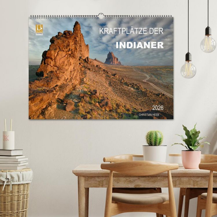 Produktbild: Kraftpl&auml;tze der Indianer (Wandkalender 2026 DIN A2 quer), CALVENDO Monatskalender