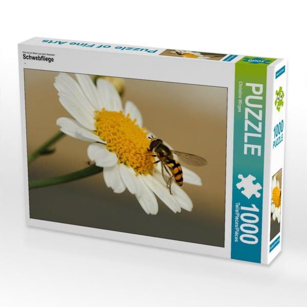 Produktbild: CALVENDO Puzzle Schwebfliege 1000 Teile Lege-Gr&ouml;&szlig;e 640 x 480 cm Foto-Puzzle Bild von Christine Wirges
