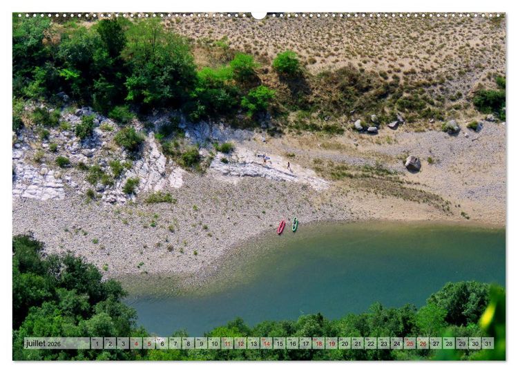 Produktbild: Les C&eacute;vennes typiques (Calendrier mural 2026 DIN A2 vertical) calendrier de bureau