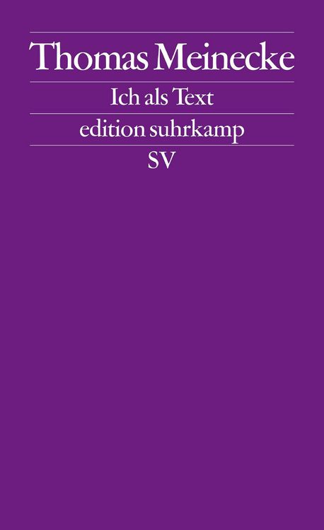 Produktbild: Ich als Text