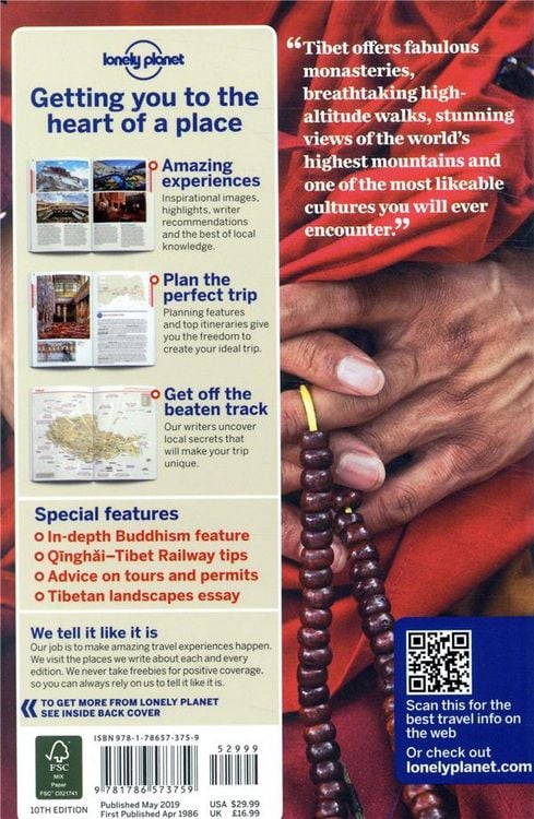 Produktbild: Lonely Planet Tibet