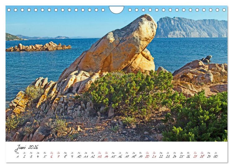 Produktbild: Sardinien - Die Sch&ouml;ne im Meer (Wandkalender 2026 DIN A4 quer), CALVENDO Monatskalender