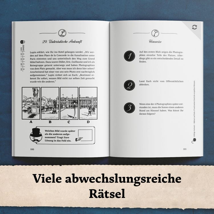 Produktbild: Das R&auml;tselbuch des Ars&egrave;ne Lupin 2: Der Coup des Meisterdiebs