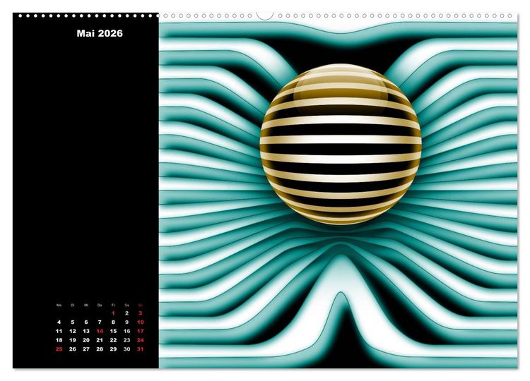 Produktbild: Eine runde Sache (Wandkalender 2026 DIN A2 quer), CALVENDO Monatskalender