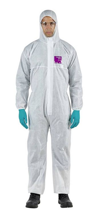 Produktbild: Ansell WH15S-00138-03 AlphaTec&reg; 1500 - Modell 138 Chemikalienschutz, Wei&szlig;, M Kleider-Gr&ouml;&szlig;e: M Wei&szlig;