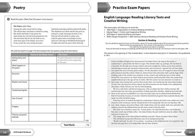 Produktbild: GCSE 9-1 English Language and English Literature All-in-One Revision and Practice